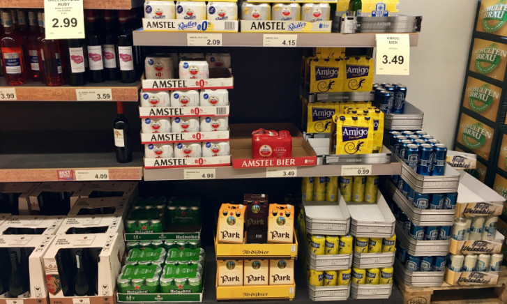 Heineken en Amstel bij ALDI